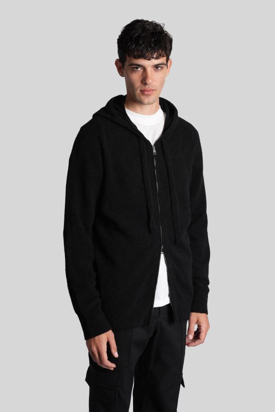 25FW 로베르토 콜리나 가디건 428028 253M14307 Black - ROBERTO COLLINA