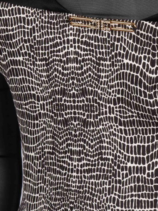 25FW 엘리자베타프랜치 미디 원피스 AB87657E2 110 243258 Black - ELISABETTA FRANCHI