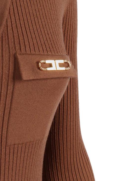 25FW 엘리자베타프랜치 미디 원피스 AM10B56E3 EC1 243260 Brown - ELISABETTA FRANCHI