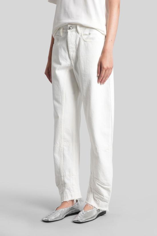 25FW 질샌더 데님 팬츠 423053 J04KA0115J46463 WHITE - JIL SANDER