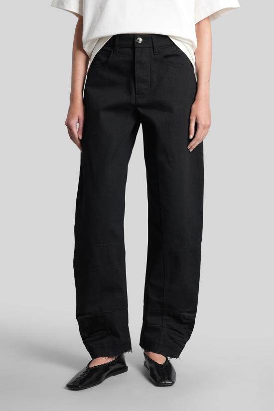 25FW 질샌더 데님 팬츠 423052 J04KA0114J46463 Black