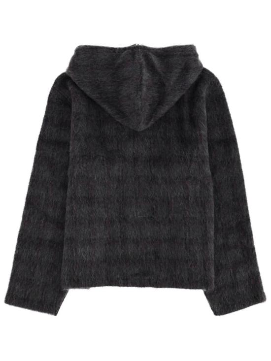 26SS 아워레가시 스웨터 M2266FF FUZZEDPLUMCHECKHAIRYWOOL GREY - OUR LEGACY