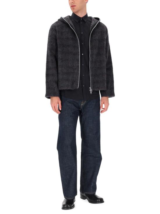 26SS 아워레가시 스웨터 M2266FF FUZZEDPLUMCHECKHAIRYWOOL GREY - OUR LEGACY