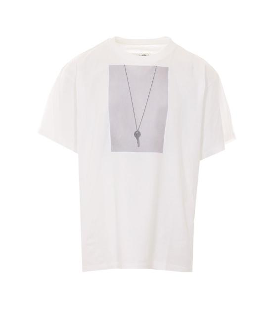 26SS MM6 메종마르지엘라 반팔 티셔츠 SH0GC0068M20050101 WHITE