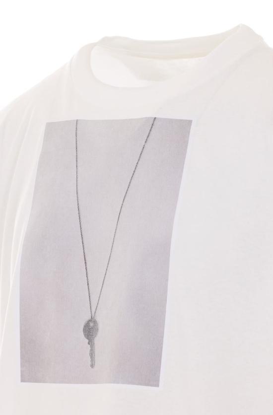 26SS MM6 메종마르지엘라 반팔 티셔츠 SH0GC0068M20050101 WHITE - MM6 MAISON MARGIELA