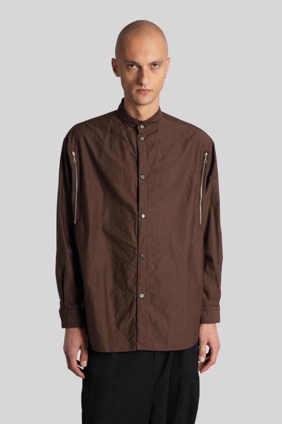25FW 언더커버 긴팔 셔츠 430056 UP2E4403 BROWN