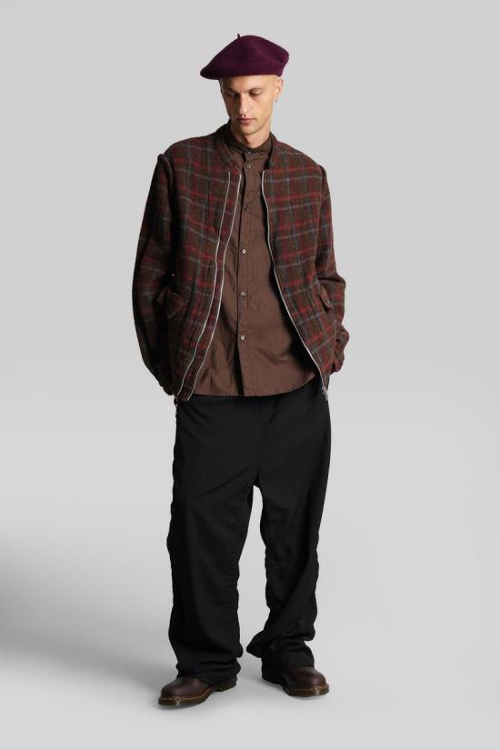 25FW 언더커버 긴팔 셔츠 430056 UP2E4403 BROWN - UNDERCOVER