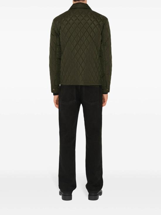  버버리 퀼팅 나일론 오버셔츠 8100843 Green - BURBERRY