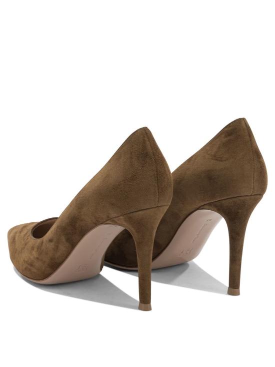 26SS 지안비토로시 힐/펌프스 G2458085RICCAMTEXA BROWN - GIANVITO ROSSI