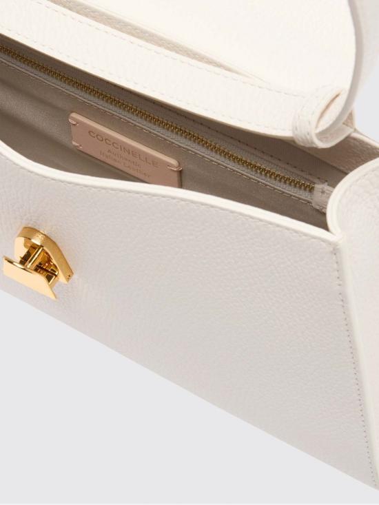 25SS 코치넬리 크로스백 E1QTF120201 H14 White - COCCINELLE