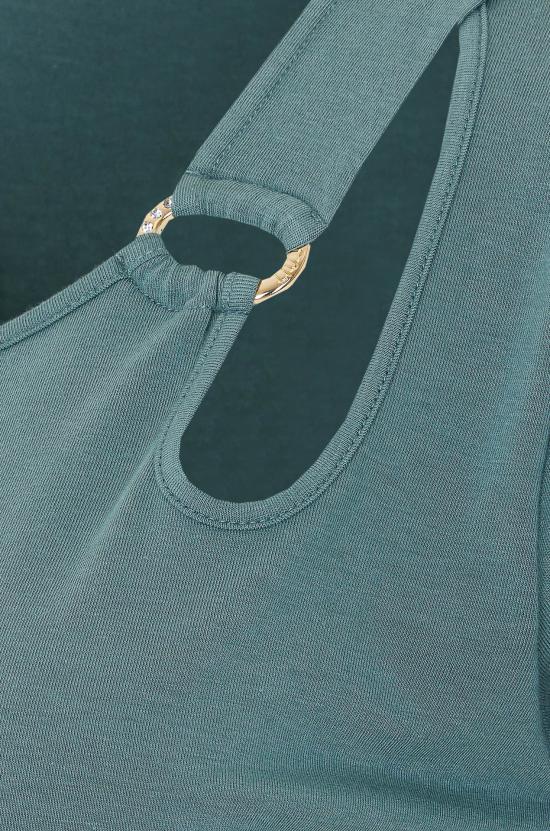 26SS 리우조 반팔 티셔츠 TA6098JS005 76009 Green - LIU JO