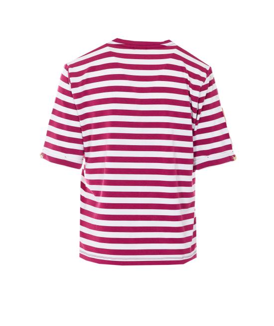 26SS 리우조 반팔 티셔츠 TA6206JS005 C3882 Red - LIU JO