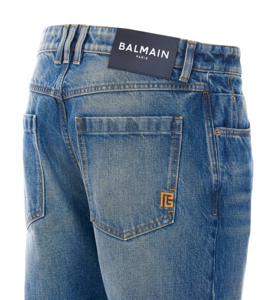 26SS 발망 데님 팬츠 MI043DG10 6AW Blue - BALMAIN