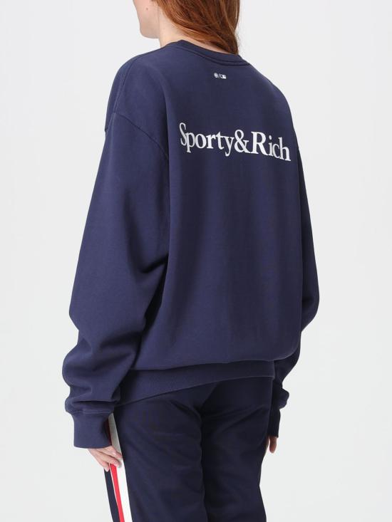 25FW 스포티앤리치 스웨터 ST071610300BL106 3902 Navy - SPORTY & RICH