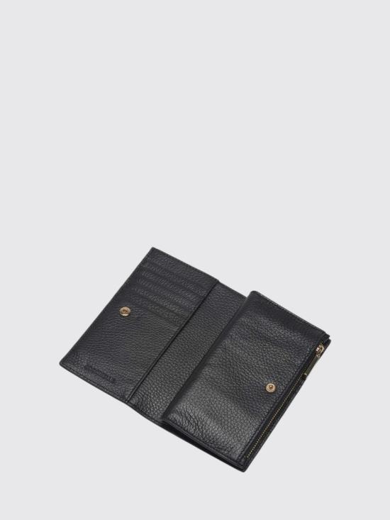 25SS 코치넬리 메탈릭 라지 월렛 E2MW511F101 001 Black - COCCINELLE