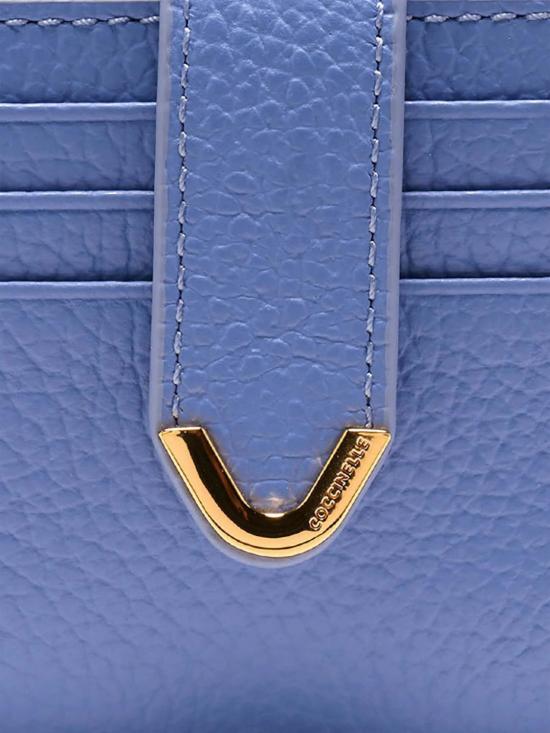 25SS 코치넬리 카드지갑 E2QTF172701 B36 Gnawed Blue - COCCINELLE