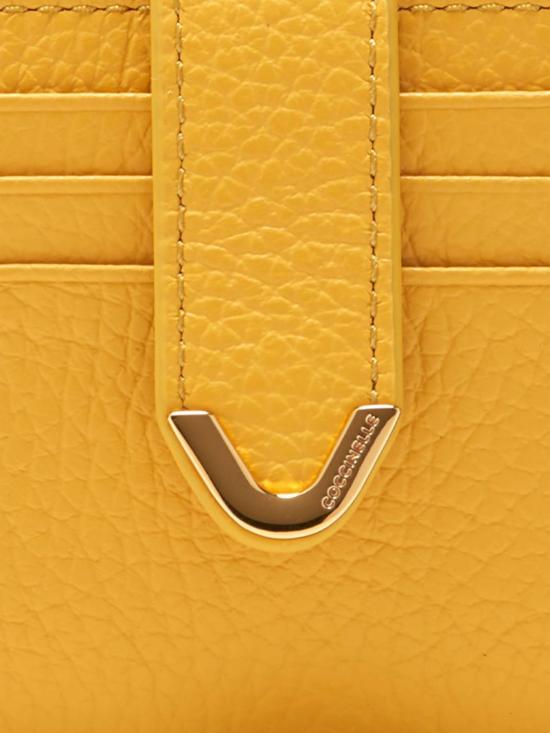 25SS 코치넬리 카드지갑 E2QTF172701 J19 Yellow - COCCINELLE