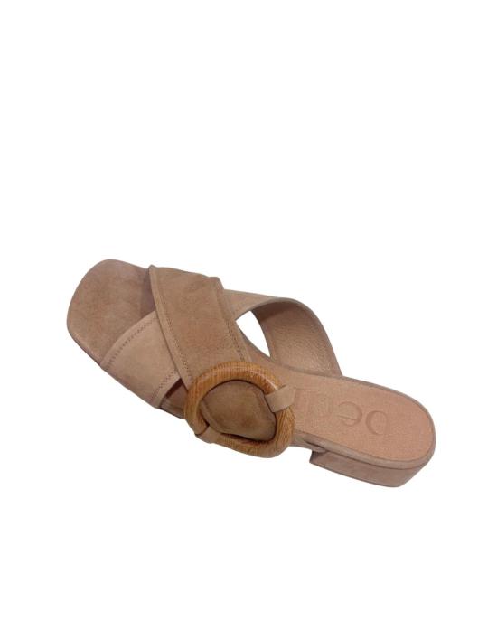  페드로 가르시아 샌들 Pedro Garcia Edem  베이지 플러시 스웨이드 - PEDRO GARCIA