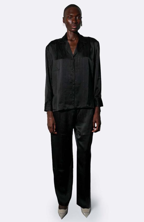  파렌테지 스트레이트 팬츠 아눅 팬츠 블랙 - PARENTEZI