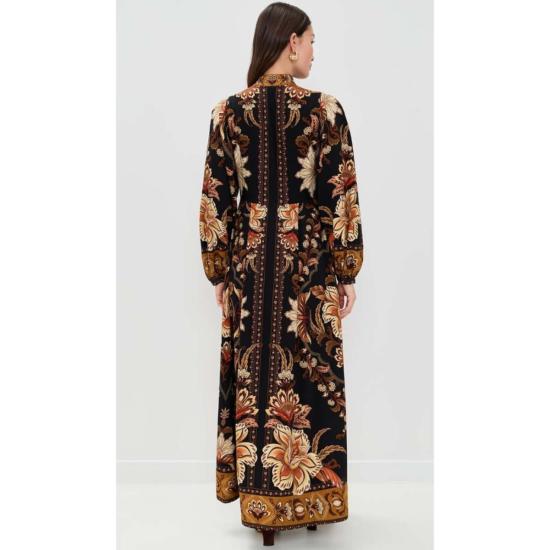  팜 리오 롱 원피스 매제스틱 가든 맥시 드레스 매제스틱 가든 블랙 - FARM RIO