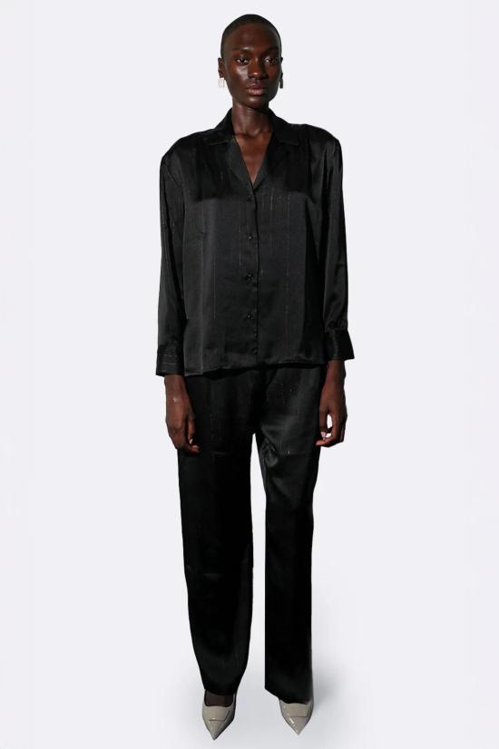  파렌테지 셔츠 카이아 탑 블랙