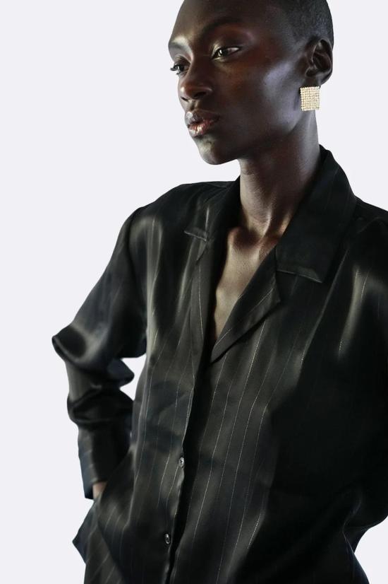  파렌테지 셔츠 카이아 탑 블랙 - PARENTEZI