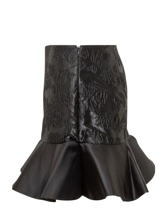 26SS 가니 새틴 클로크 미니 스커트 A1090086 099 BLACK - GANNI