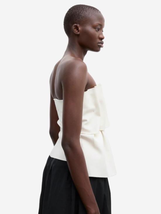  하우스 오브 다그마르 민소매 티셔츠 하우스 오브 다그마 조각 튜브 탑 - HOUSE OF DAGMAR