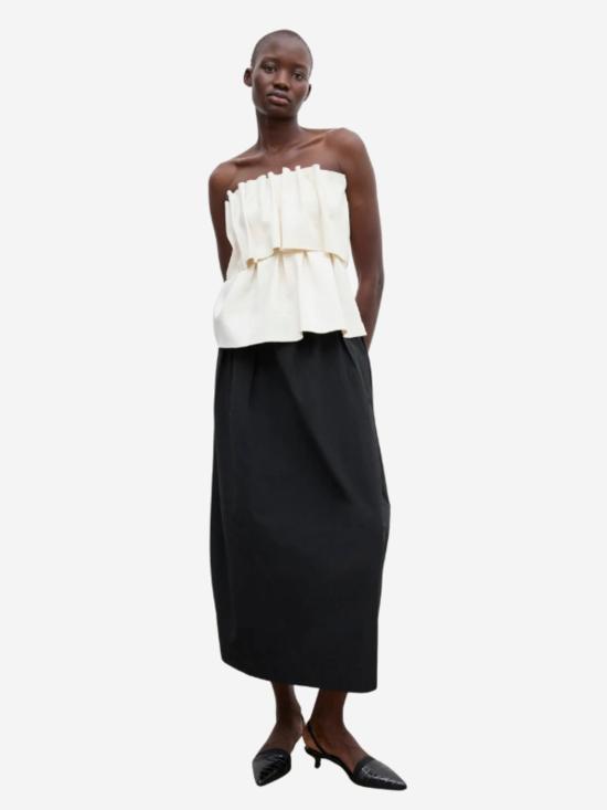  하우스 오브 다그마르 민소매 티셔츠 하우스 오브 다그마 조각 튜브 탑 - HOUSE OF DAGMAR