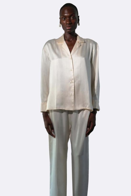  파렌테지 스트레이트 팬츠 아누크 팬츠 아이보리 - PARENTEZI