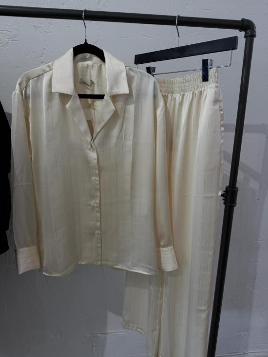  파렌테지 스트레이트 팬츠 아누크 팬츠 아이보리 - PARENTEZI