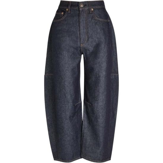  랙앤본 데님 팬츠 래그앤본 찰리 하이라이즈 앵클 배럴 진 트와일라잇 린스