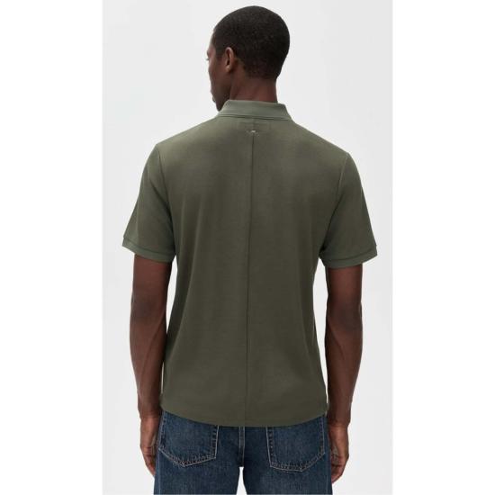  랙앤본 폴로 티셔츠 래그앤본 테크 피케 반팔 폴로 다크 섀도우 - RAG & BONE