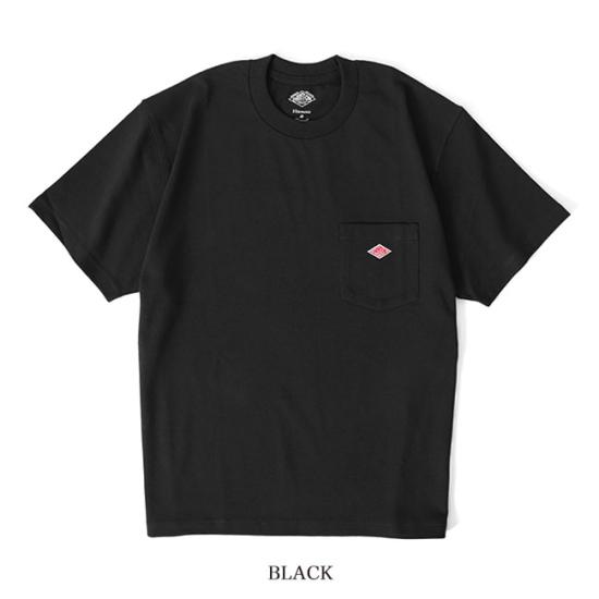 26SS 단톤 플레인 숏 슬리브 포켓 티셔츠 단톤 DTC0197TCB BLACK DOM