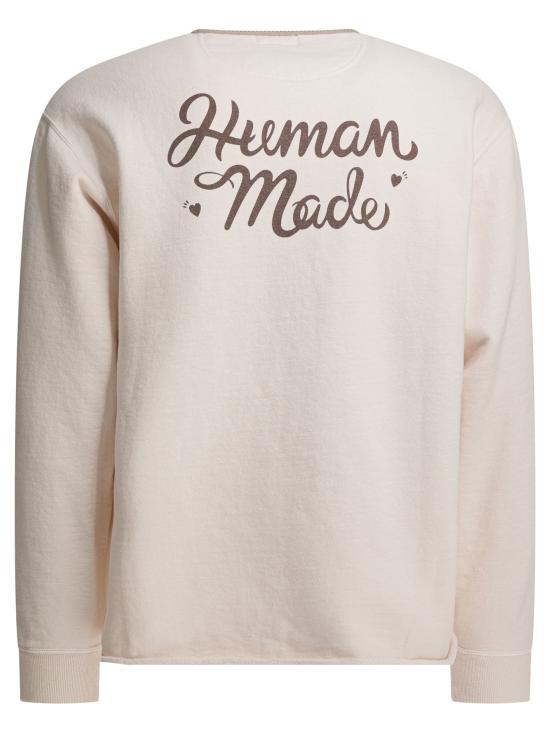 25FW 휴먼메이드 긴팔 티셔츠 HM30CS012WHITE - HUMANMADE