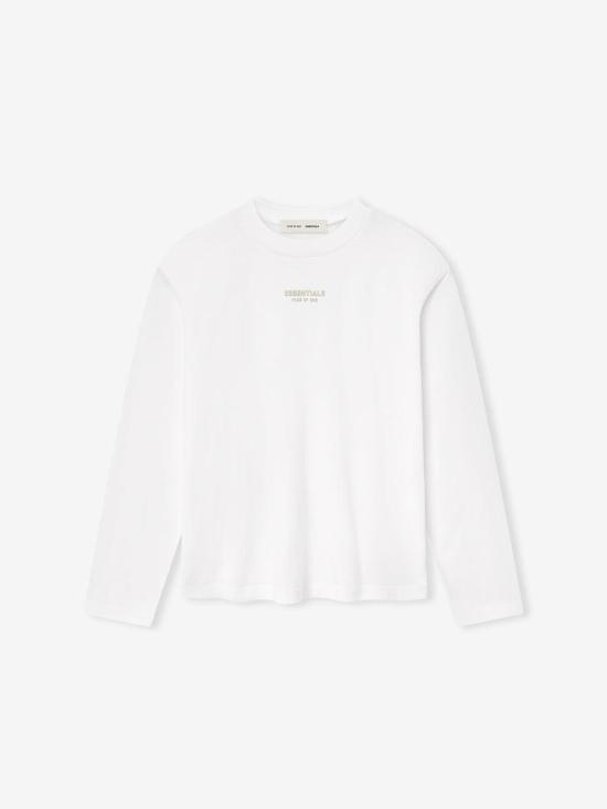  피어오브갓 긴팔 티셔츠 125SP255884FW CLOUD WHITE DOM