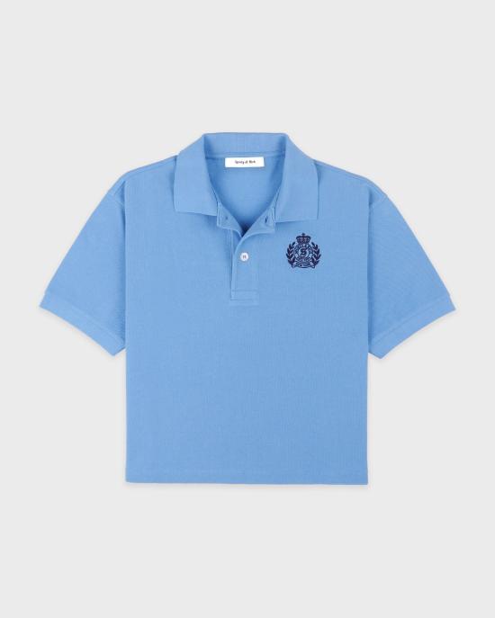 25SS 스포티앤리치 폴로 티셔츠 TO085620241BL2488 JUNIPER DOM