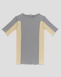  베이스레인지 반팔 티셔츠 TTO3RBSP25 BOW BLUE HEN YELLOW DOM