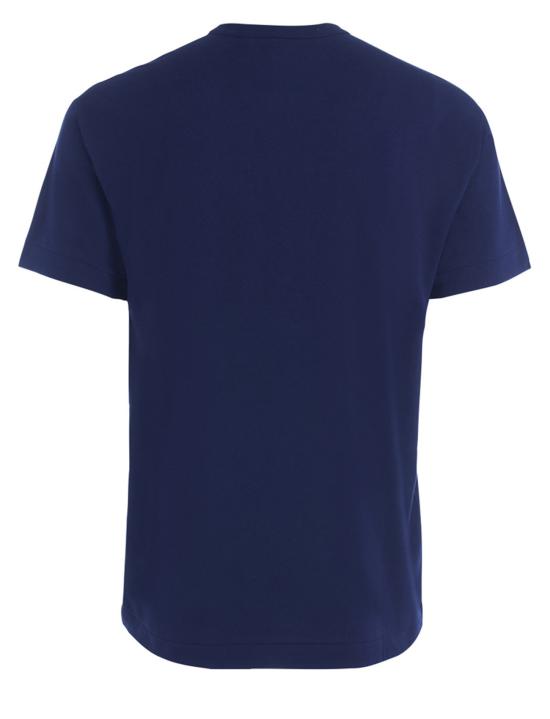 26SS 꼼데가르송 더블하트 와펜 반팔티 AX T226 051 2 AZ T226 051 2 NAVY DOM - COMME DES GARCONS