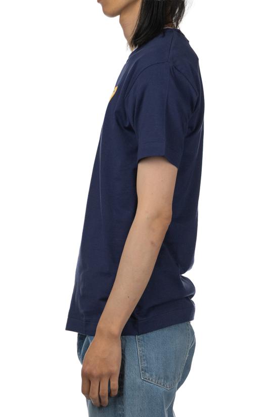 26SS 꼼데가르송 반팔 티셔츠 AX T216 051 2 P1T216 NAVY DOM - COMME DES GARCONS