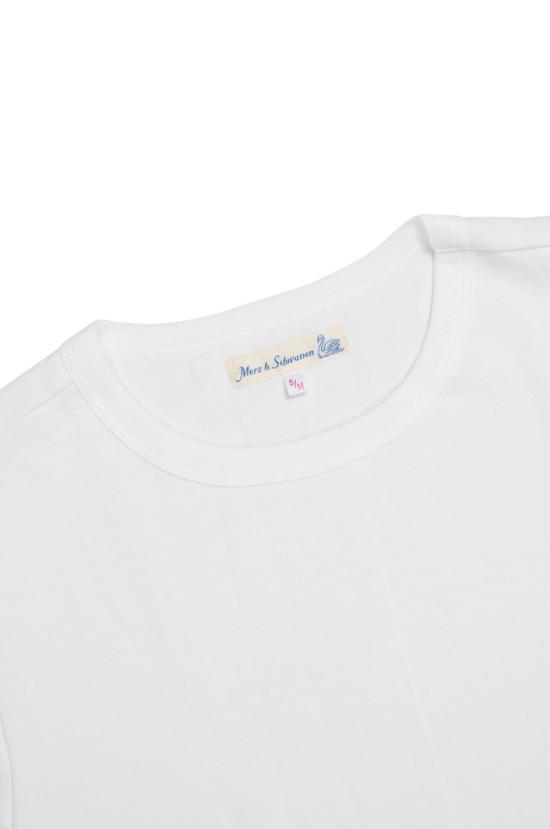  메르츠 비 슈바넨 반팔 티셔츠 2S14 01 White - MERZ B. SCHWANEN