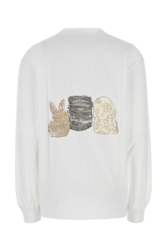 25FW 가니 반팔 티셔츠 T4275 151 White - GANNI