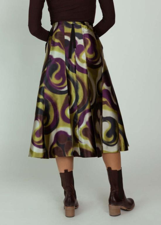  오디 롱 스커트 그래픽  멀롯 - ODEEH