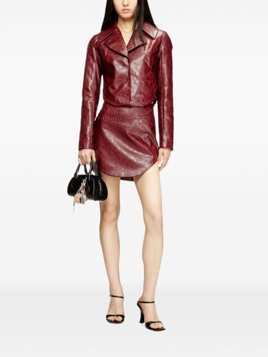 26SS 디젤 가죽 자켓 A20108 0QMBU43J Bordeaux - DIESEL