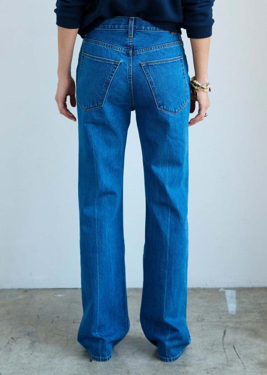  제이미 할러 데님 팬츠 이지 스톤 크리즈 팬츠 - JAMIE HALLER