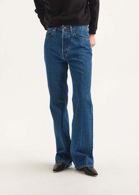  제이미 할러 데님 팬츠 이지 스톤 크리즈 팬츠 - JAMIE HALLER