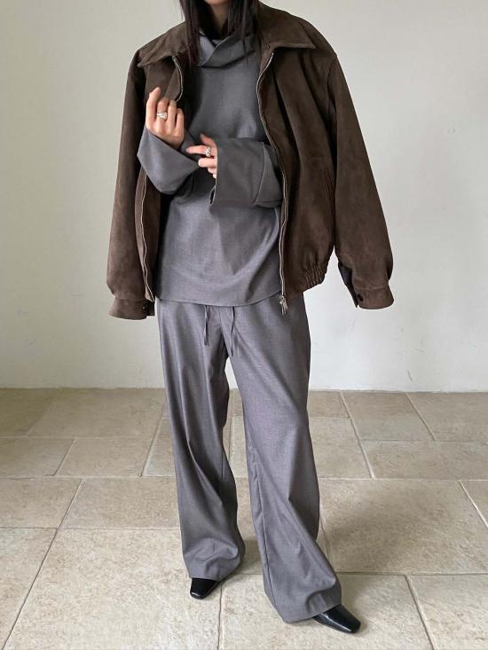  더 엔케이씨 스토어 터틀넥 NKC 스토어 바리나 탑 그레이