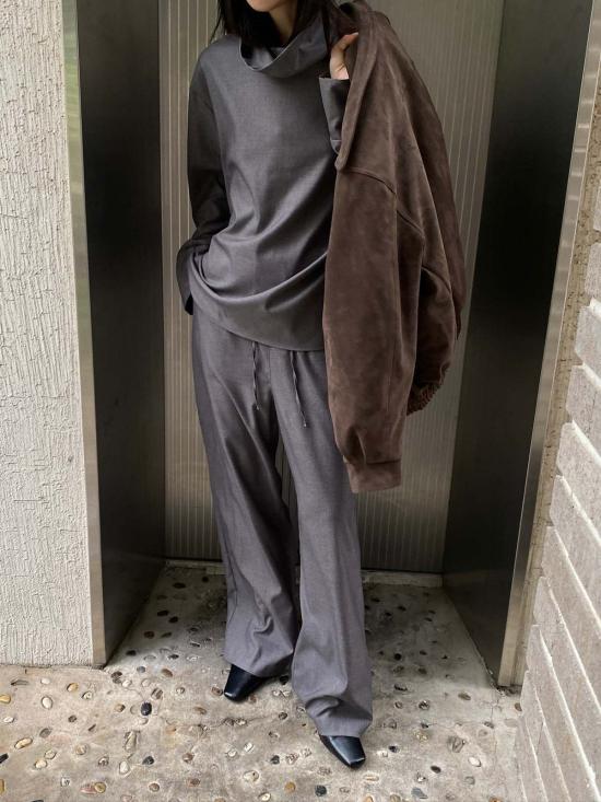  더 엔케이씨 스토어 터틀넥 NKC 스토어 바리나 탑 그레이 - The NKC Store