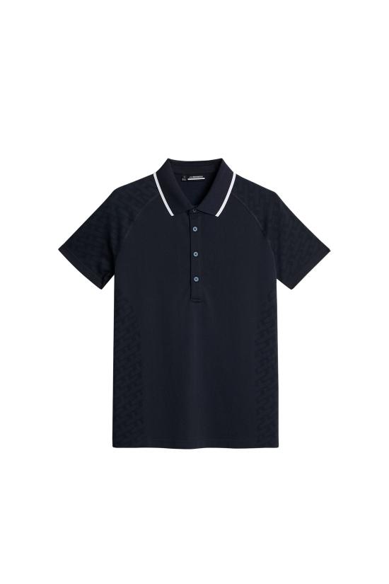  제이린드버그 폴로 티셔츠 GWJT12496O549 TOUR GEO JACQUARD NAVY M DOM