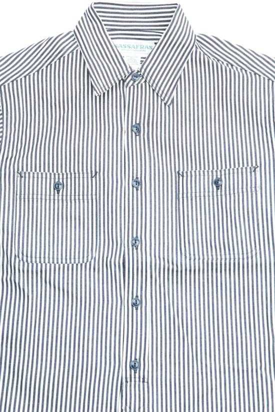  Sassafras 긴팔 셔츠 사사프라스 정원 가꾸기 야간 작업 6온스 히코리 셔츠 - OTHER BRANDS